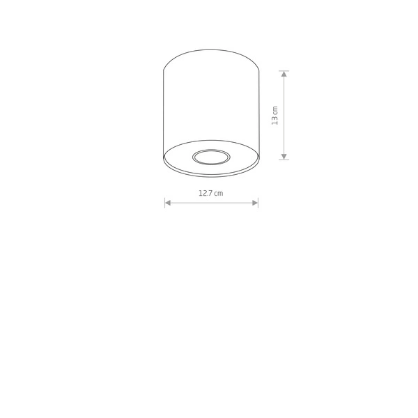 Spot sufitowy tuba POINT WHITE M 6001