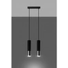 Lampa wisząca LOOPEZ 2 SL.0941 czarny/chrom 2xGU10