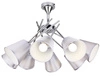 Lampa sufitowa VOX 38-70647 chromowa 8x40W E14  z regulacją położenia abażurów