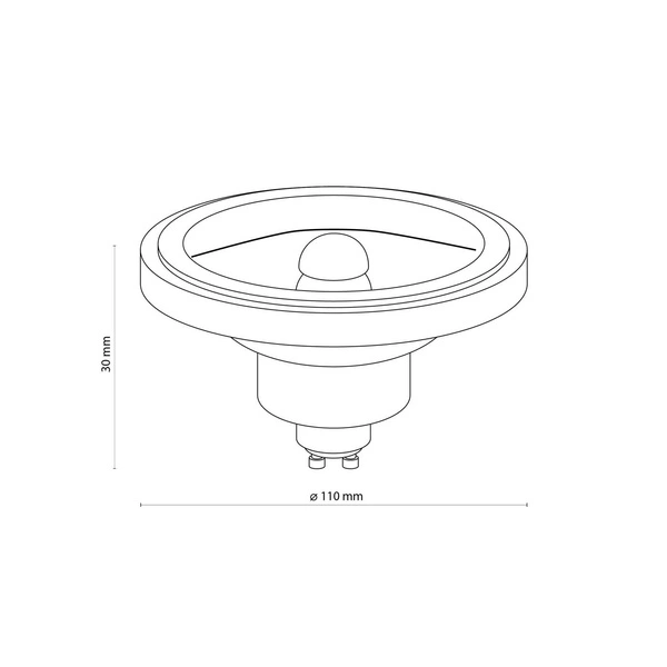 ŻARÓWKA LED AR 111 230 V 12 W 4000K 4118