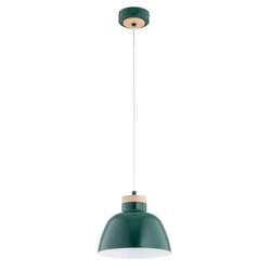 Lampa wisząca ALFA LORIEN ZIELONA 1xE27 23cm | 61318