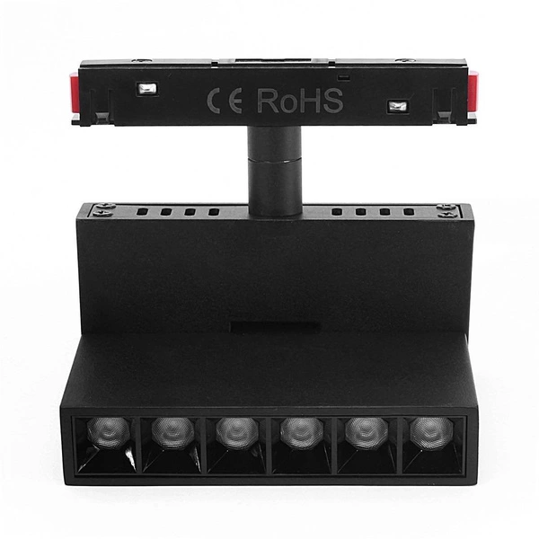 Reflektor łamany szyny magnetycznej LED 6W 3000K ciepła | B | czarny