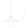 Lampa loft wisząca GARRET M śr. 50cm 6444