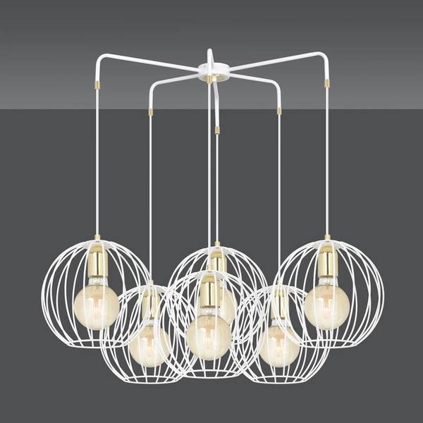 Lampa wisząca Emibig ALBIO 6 Biały 145/6