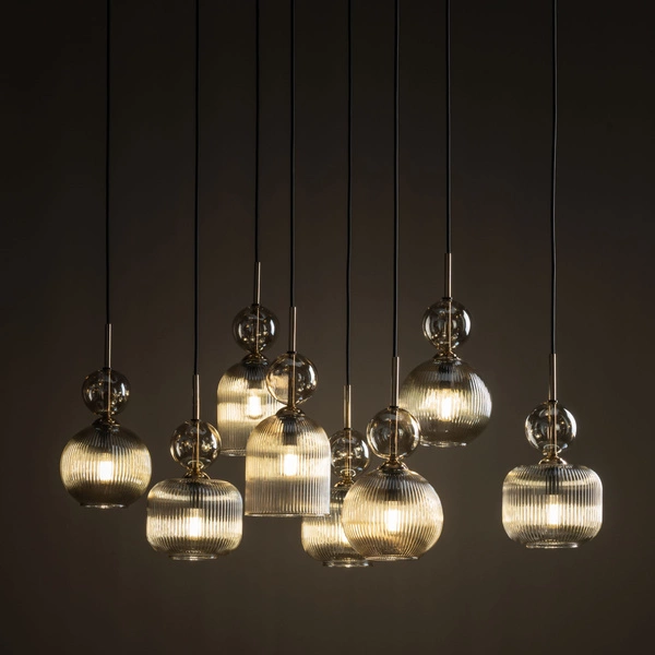 SOPHIA COGNAC LAMPA WISZĄCA 8XE14