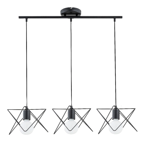 Lampa wisząca ALFA TIMLA CZARNA 3xE27 20cm | 62149