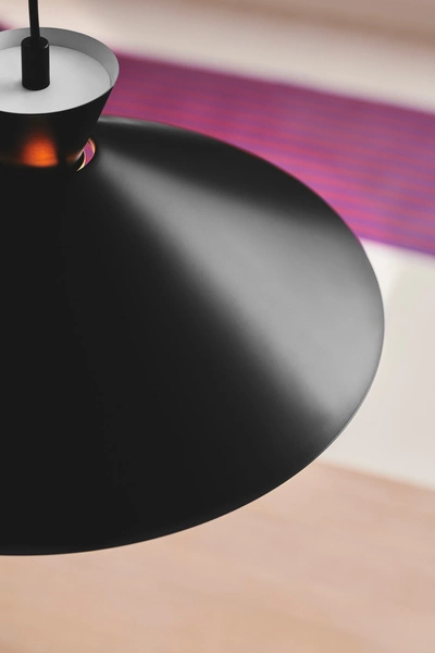 Lampa wisząca DIAL E27 40W Metal | Czarny