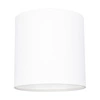 Abażur Cylinder E27 H25 Biała Tkanina A0585