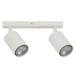 Stylowa lampa sufitowa spot ZOOM 2x GU10 LED szer. 25cm | biały