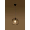 Industrialna lampa wisząca CELTA  SL.0296 Czarna 1xE27