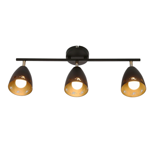 Lampa sufitowa COTY listwa 93-67173 czarna 3xE14