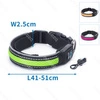Świecąca obroża typ.B LED dla psa USB dł. 41-51cm | różowy
