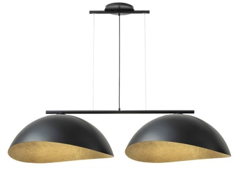 Lampa Sigma Solar 2 L czarny / klosz czarno-złoty 40578