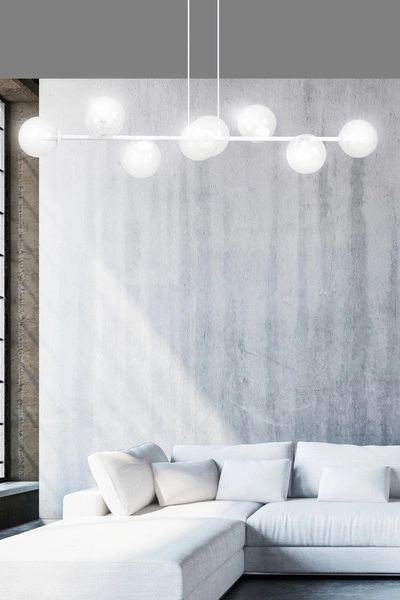 Lampa wisząca Emibig ROSSI 8 WH TRANSPARENT 877/8