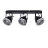 Lampa sufitowa CRAZY, 93-13316, czarny/chrom/bezbarwny, 3x15W GU10