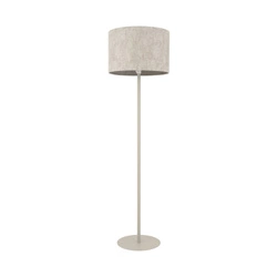 Lampa podłogowa CEDRO E27 wys.163cm szer.46cm kabel200cm | Beż 11667