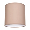 Abażur Cylinder E27 H25 Brązowy Tkanina A1252