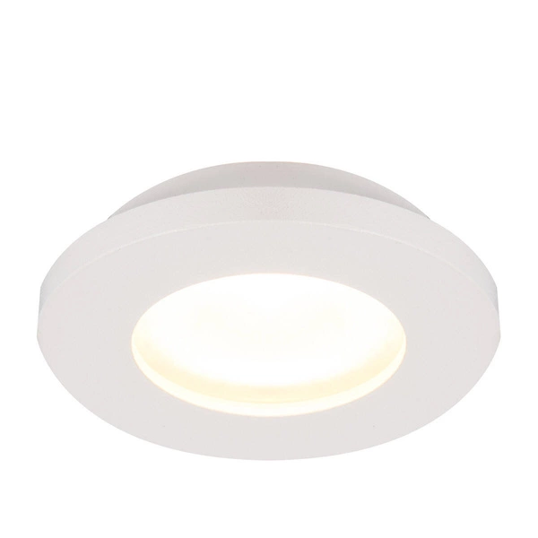 Oczko wpuszczane do łazienki LAGOS biała IP65