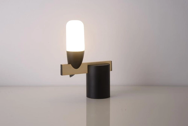 Lampa stołowa SAKAI LEDEA, 50533081, czarny/złoty, 5,4W LED, barwa ciepła 3000K
