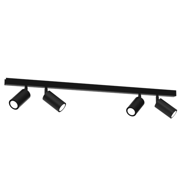 Lampa sufitowa HUDSON, MLP8797, czarna, 4x8W GU10