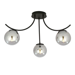 Lampa sufitowa Emibig BOSTON 3 Czarny/GRAFIT 1110/3