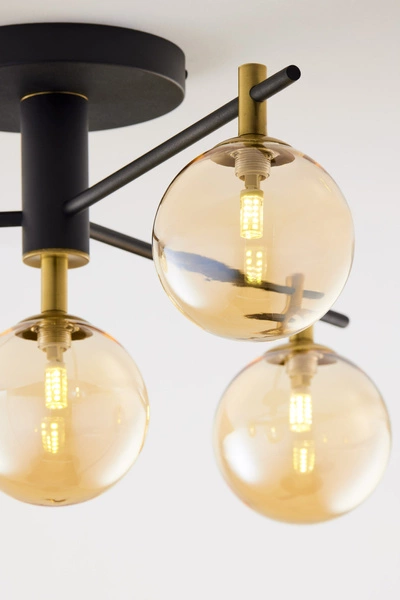 Nowoczesna Lampa sufitowa FIGARO wys. 34cm 4xG9 14W IP20 | Złoty