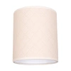 Abażur Cylinder E27 H20 Kremowy Tkanina A0971