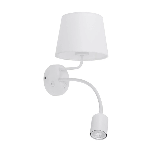 Nowoczesny kinkiet MAJA WHITE 2535 1xE27 + GU10 2535