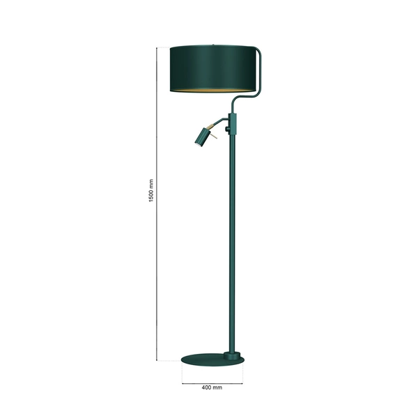 Lampa stojąca VERDE GREEN 1xE27 + 1x mini GU10