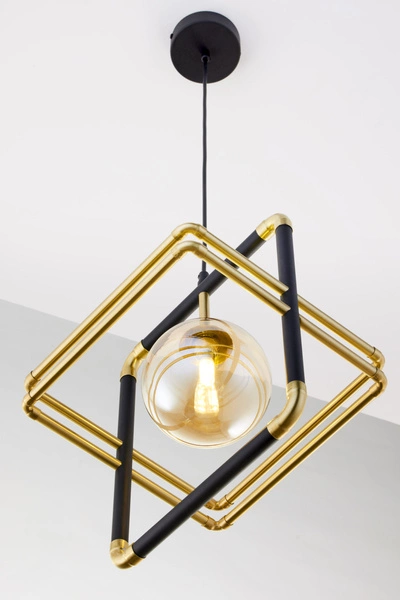 Nowoczesna Lampa wisząca FIORI wys. 115cm 1xG9 14W IP20 | Złoty