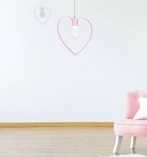 Lampa wisząca AMORE PINK 1xE27 MLP9953
