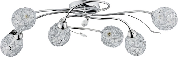 Lampa sufitowa ALFA ORLEAN CHROM 6xE14 83cm | 20386
