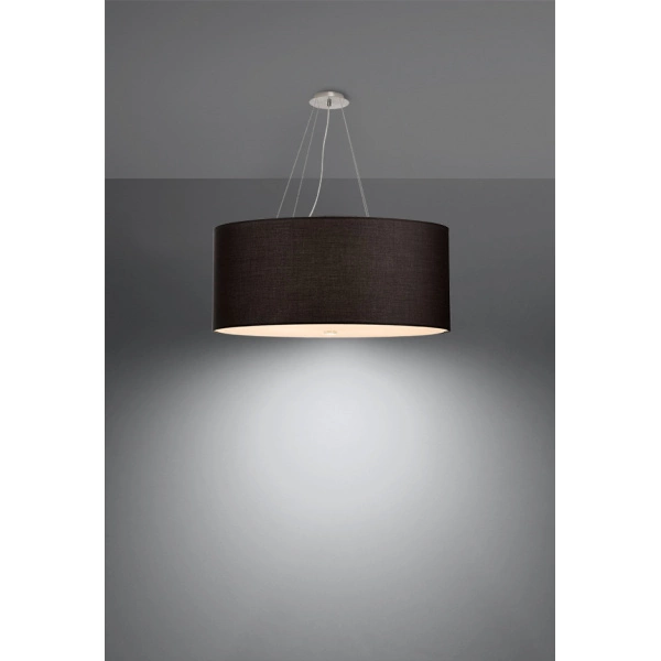 Nowoczesna lampa wisząca OTTO SL.0790 70cm czarna 6xE27