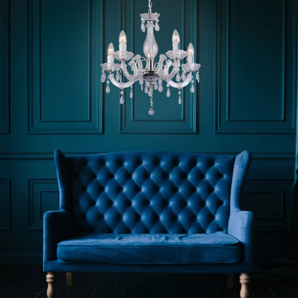 LAMPA WISZĄCA MAGNOLIA TRANSPARENTNY