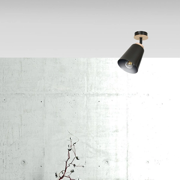 Lampa sufitowa Emibig ATLAS 1 Czarny 725/1