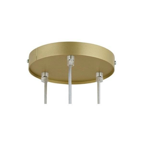 Nowoczesna lampa wisząca SOPEL LASER 3 złoty 33256