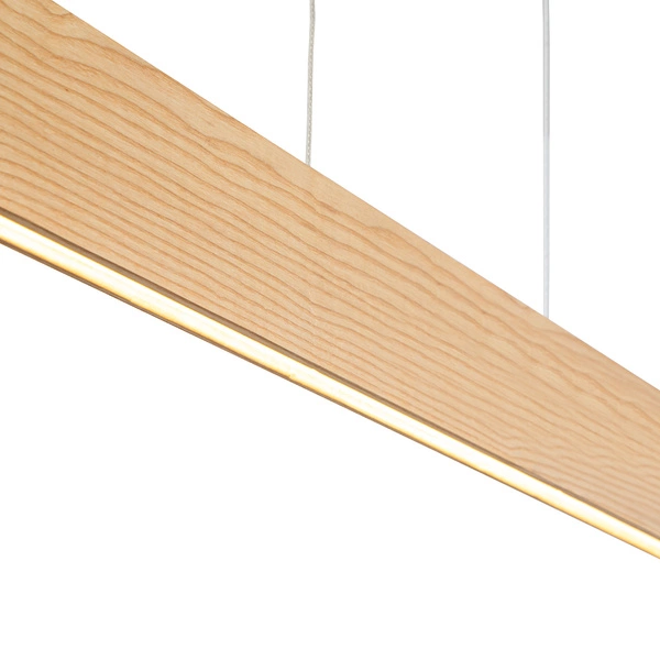 Lampa sufitowa, wisząca PRIMA WOOD 24W 3000K szer.150 wys.160cm | 18125