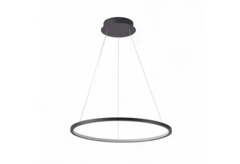 Lampa wisząca Italux Vinola 80cm 48W LED barwa zmienna | czarny