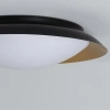 Plafon LED 31W Okrągły Czarno Złoty 3 Barwy Świecenia CCT Abruzzo Costa 50cm