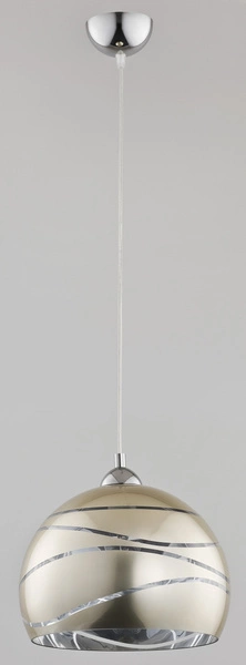 Lampa wisząca ALFA NARVI CHROM 1xE27 30cm | 60424