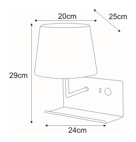 Kinkiet K-4766 z serii ESSEO