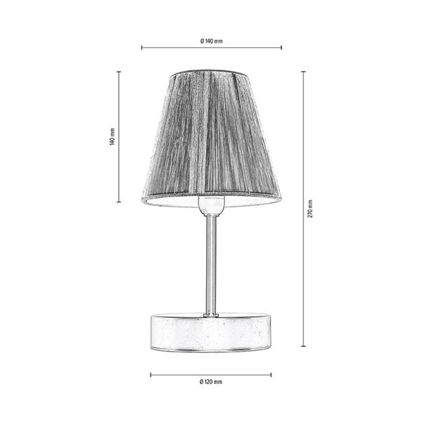 Lampa stołowa Mila Wood 1xE14 Max.25W Drewno brzozowe/Czarny metal/Czarny kabel PCV/Czarno-czerwony klosz z tkaniny 7775960