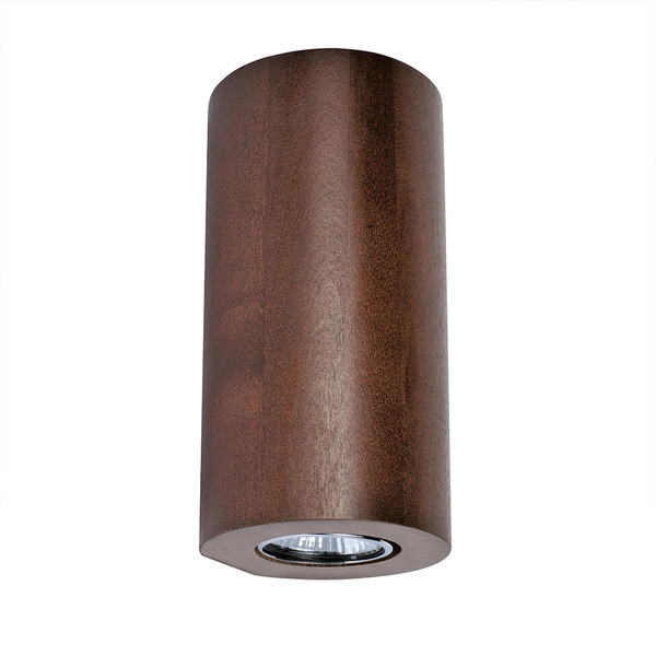 Okrągły Kinkiet Wooddream 2xGU10 Max.6W Drewno Bukowe Orzech 2081276
