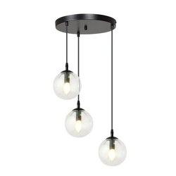Lampa wisząca Emibig COSMO 3 BL PREMIUM TRANSPARENT 711/3PREM