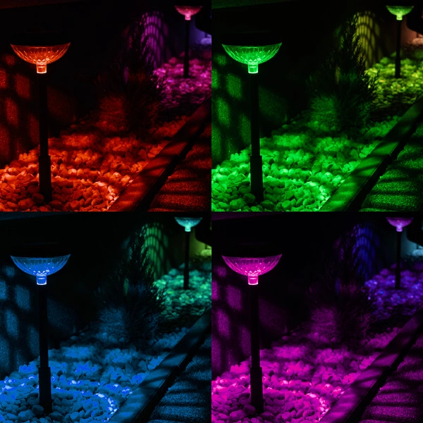 Słupek Solarny Tom RGB IP44 2-pak