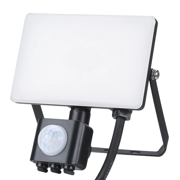 Naświetlacz LED 20W, PIR, 2000lm, 5000K, EKN9018