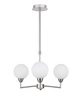 Lampa wisząca LOGOS, 33-05441, satynowy/biały, 3x25W G9