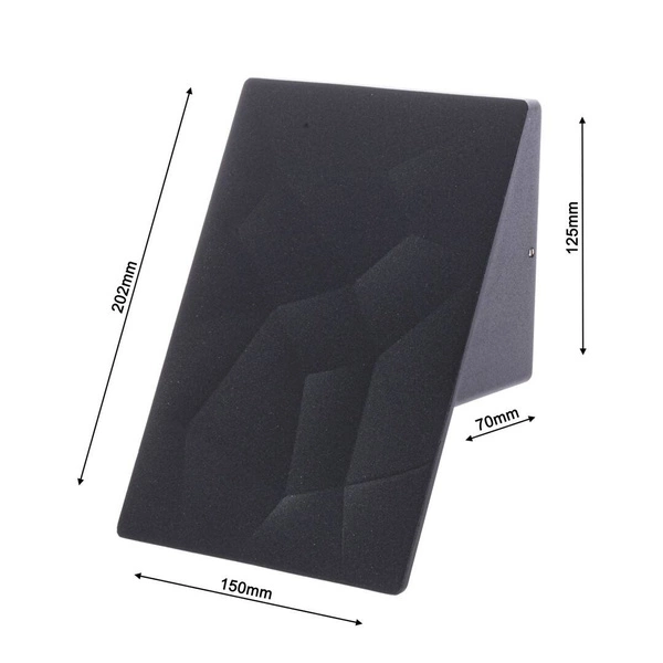 Zewnętrzny kinkiet LED CRACKS na elewację 095