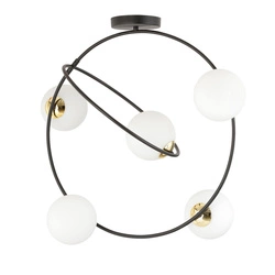 Lampa sufitowa Emibig STARDOM 5 BL OPAL 1293/5