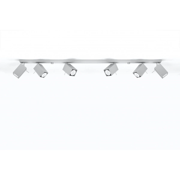 Designerska lampa sufitowa MERIDA 6L SL.0462 Szara 6xGU10